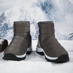 Non Slip Thickened Medium Tube Snow Boots Velvet Warm Shoes