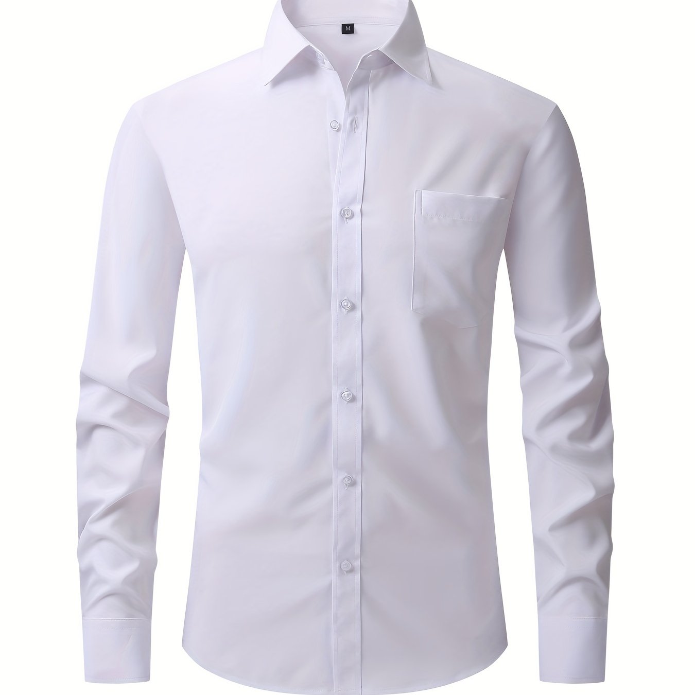 Men's Classic Button Up Shirt With Chest Pocket