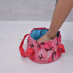 Portable Foldable Foot Washing Basin for Camping Hiking Travelling Fishing
