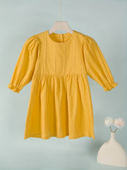 Cute Toddler Baby Girls Cotton Ruffle Dress