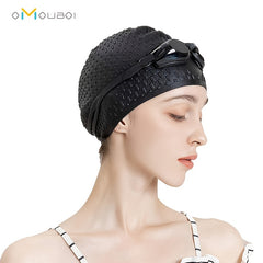 OMOUBOI Silicone Swim Cap High Elasticity 3D Ergonomic Unisex