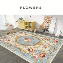 Boho Anti Fatigue Kitchen Rug - Vintage Absorbent Non Slip Carpet Mat