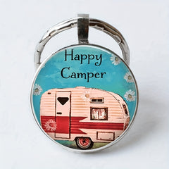 Retro Car Keychain Necklace for Boys and Girls