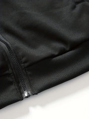 Contrast Stitching Sport Jacket Men's Casual Coat for Spring Autumn