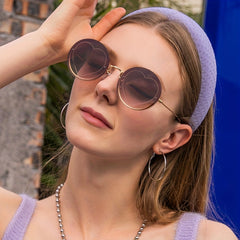 Y2K Heart Gradient Sunglasses UV400