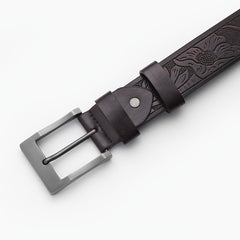 Casual Vintage Business Style Leather Belt