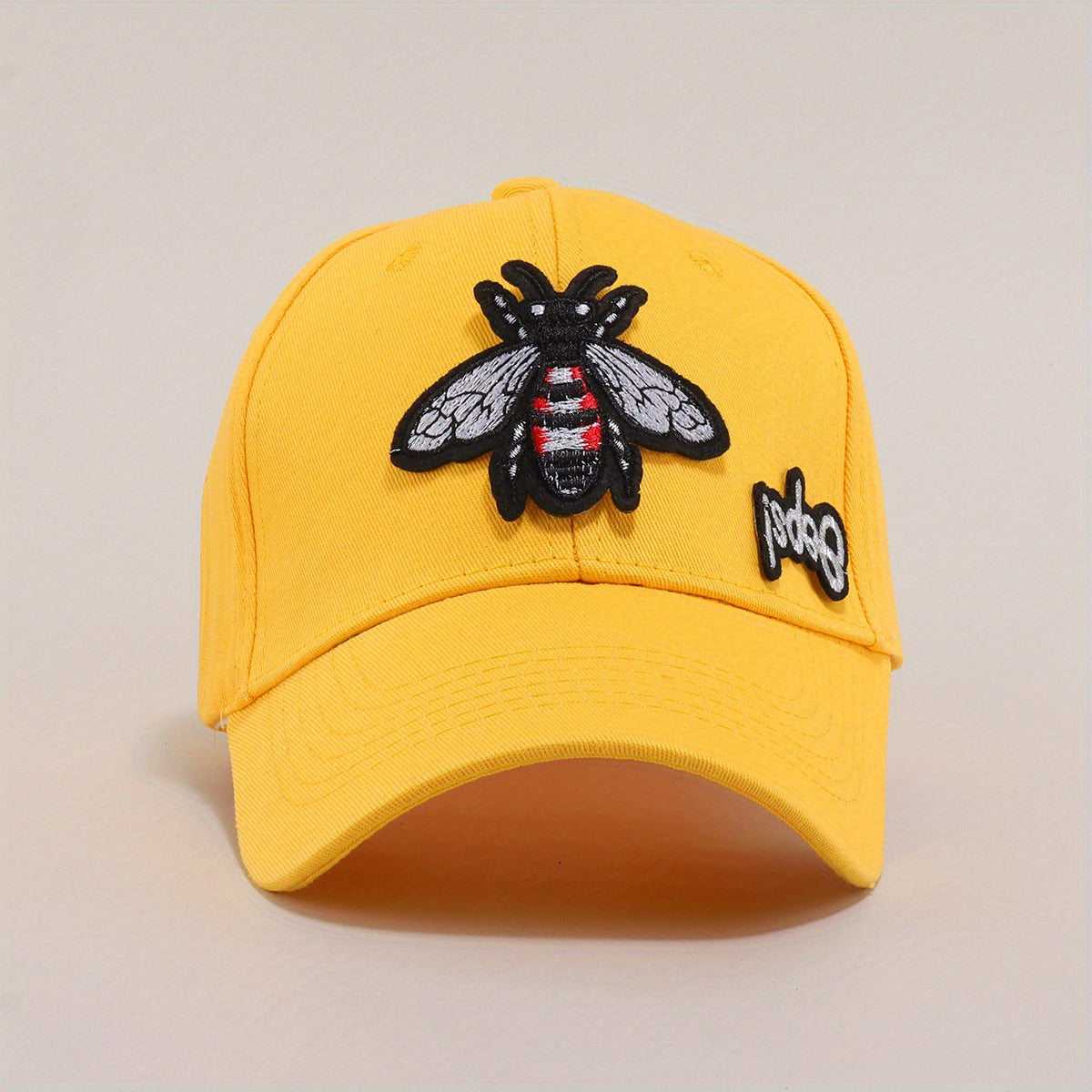 Bee Patch Baseball Cap Anime Couple Dad Hat Unisex Sun Hats