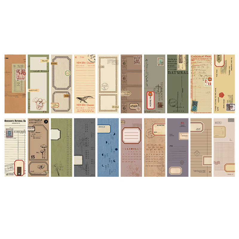 40 Piece Retro Writing Set Journal Stickers 4 Styles