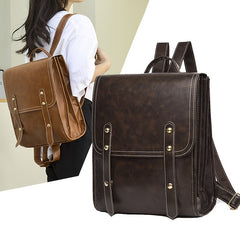 Retro Women's Backpack Lightweight Handbag for Travel