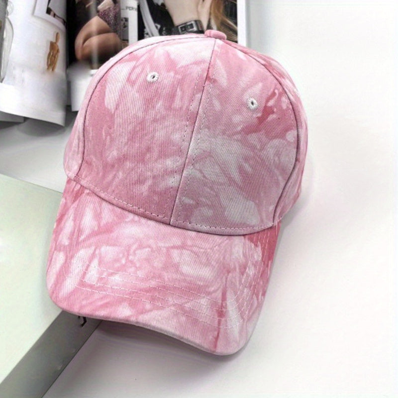 Tie Dye Peak Cap Sunshade Sun Hat Baseball Cap
