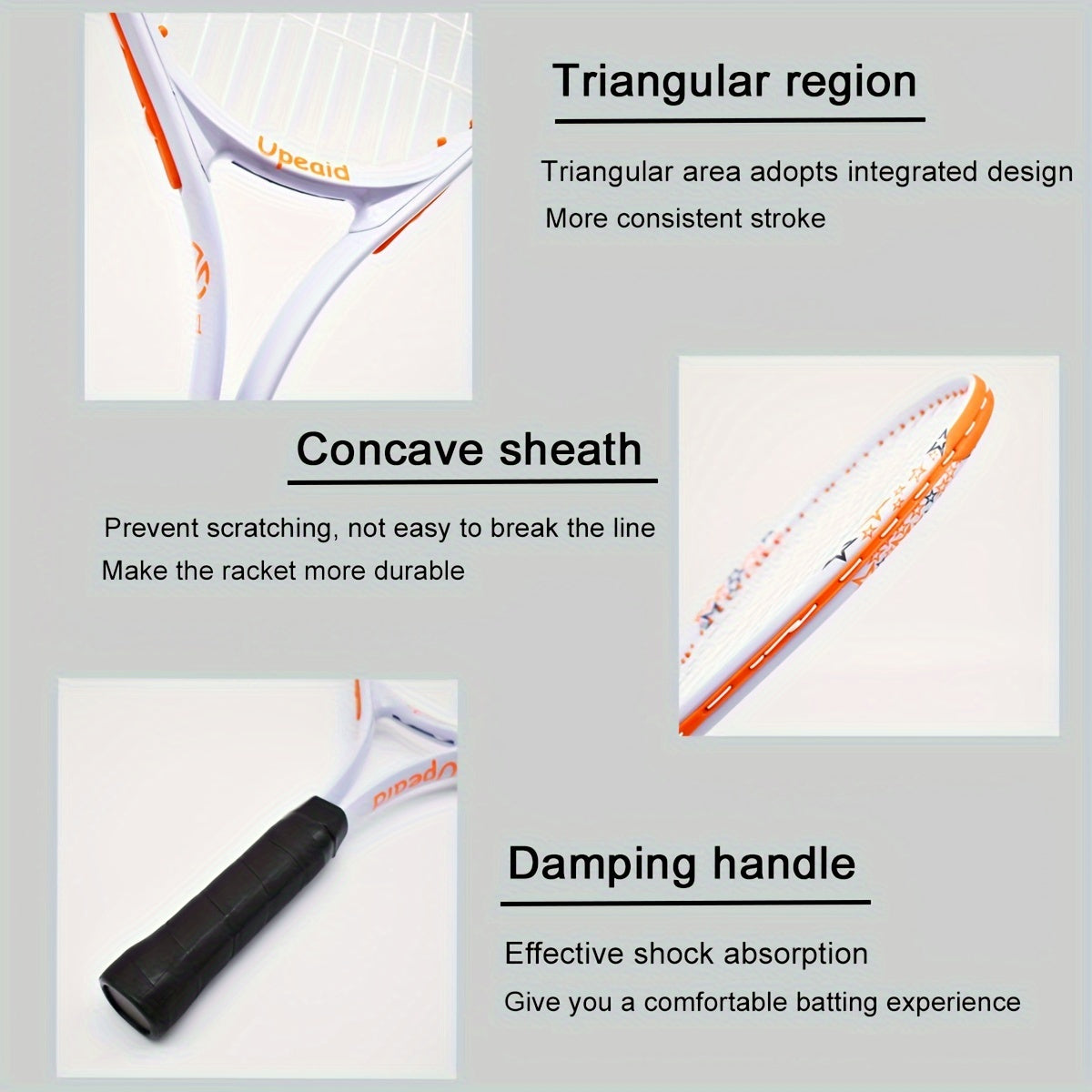 Professional Aluminum Alloy Tennis Racket with Trainer and Cover