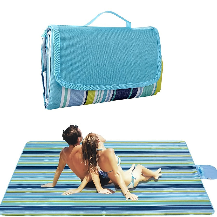 Large 80 x 60 Outdoor Picnic Mat Sand Proof Waterproof Portable Beach Mat