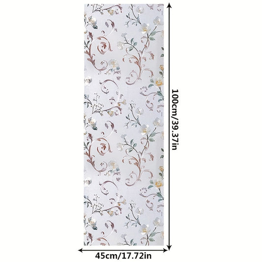 Retro Window Film Anti-exposure Light Translucent Opaque Glass Window Sticker