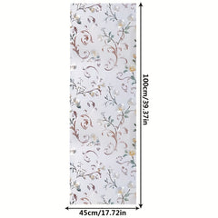 Retro Window Film Anti-exposure Light Translucent Opaque Glass Window Sticker