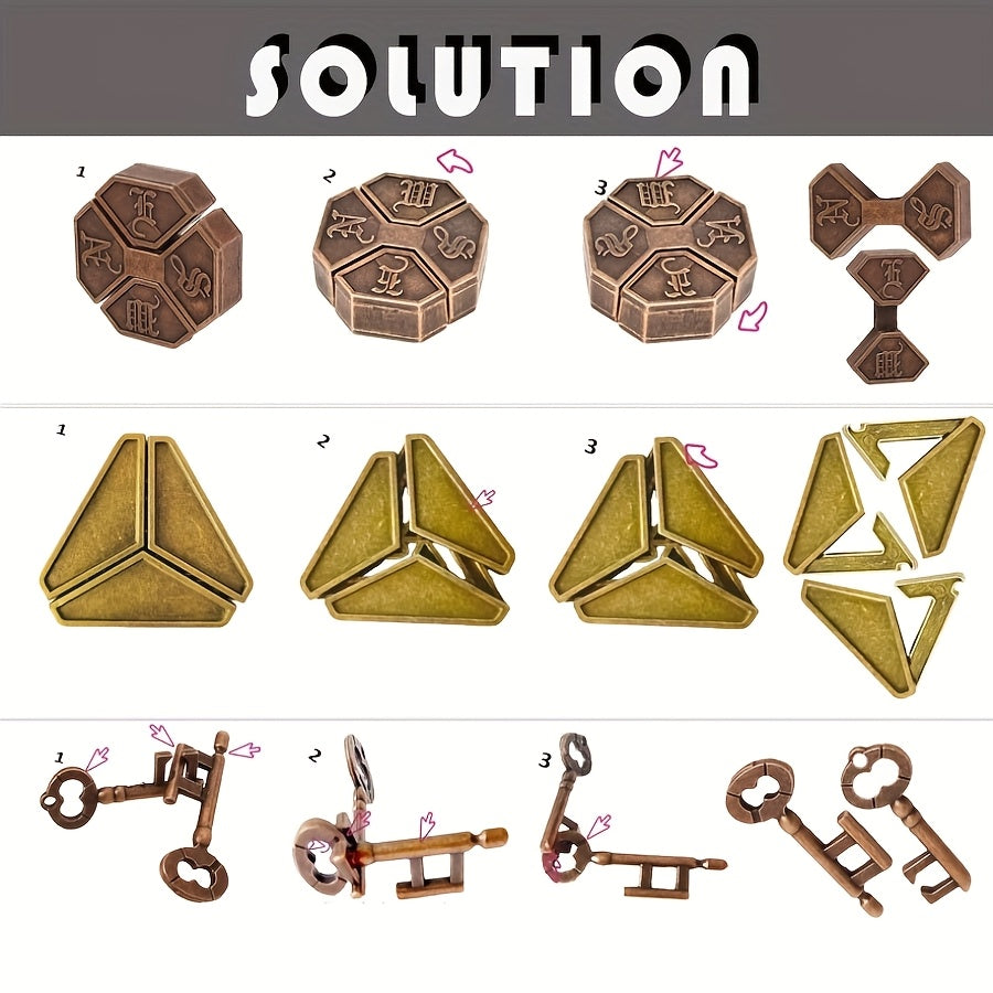 Mind-Bending 2-Piece Puzzle Sets for Brain Boosting Fun