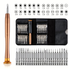Professional 25-in-1 Precision Screwdriver Set for Electronics Repair
