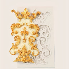 1pc Vintage Flower Random Silicone Mold European Embossed Craft Silicone Mold
