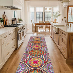 Boho Persian Runner Rug Extra Long Indoor Outdoor Carpet Rugs Mats Low Pile Vint