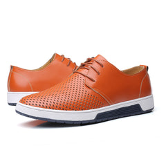 Men's Oxford Sneakers Breathable Flat Shoes for Office Wedding