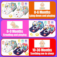 Baby Musical Pedal Piano Play Mat Fun Space Fitness