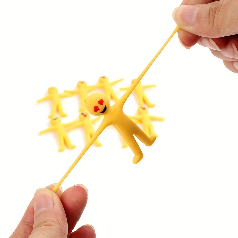 24Pcs Random Hot Expression Venting Doll Play A Little Yellow Man Doll