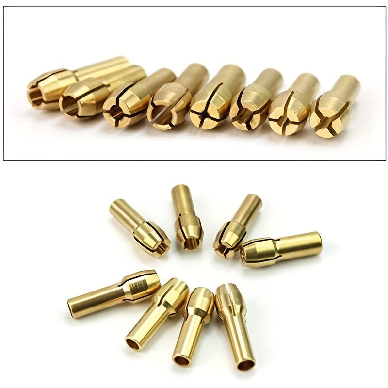 8pcs 4485 Quick Change Rotary Tool Collet Nut Set Medium