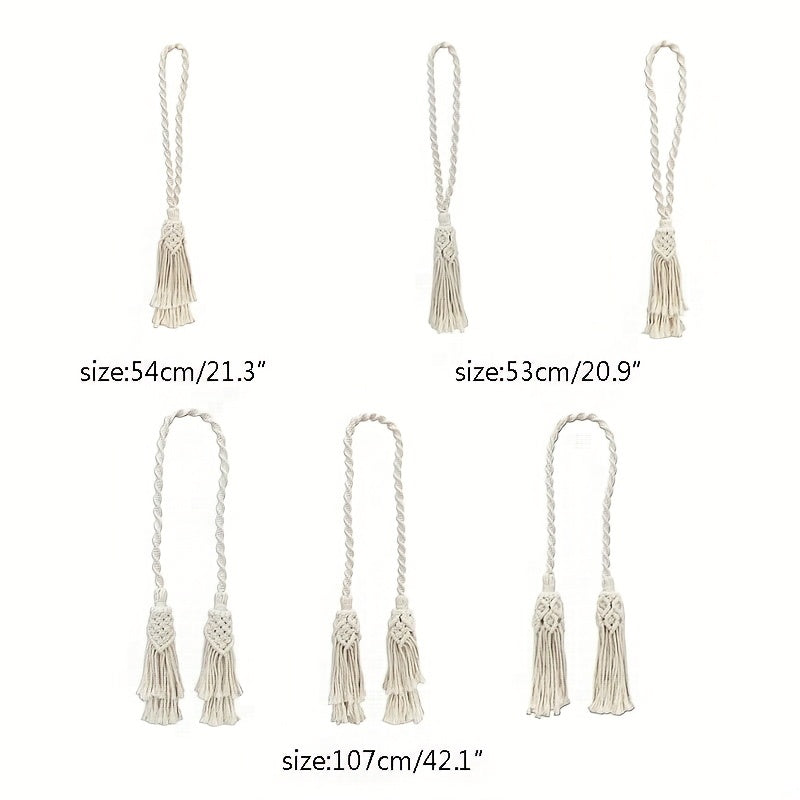 Bohemian Curtain Rope Knot Tieback Band for Home Decoration