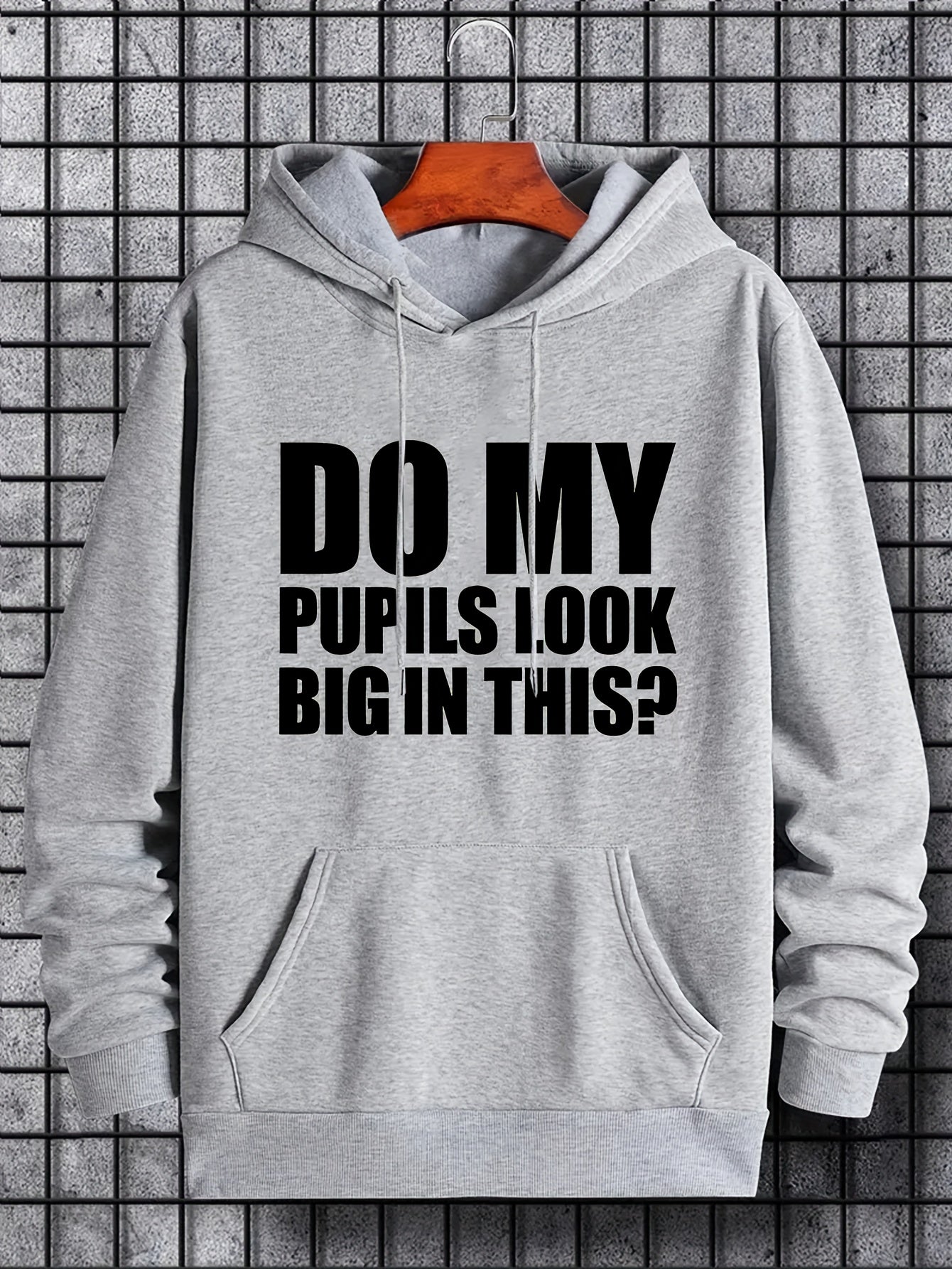 Men's Letter Print Hoodie Outdoor Sweatshirt