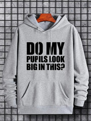 Men's Letter Print Hoodie Outdoor Sweatshirt