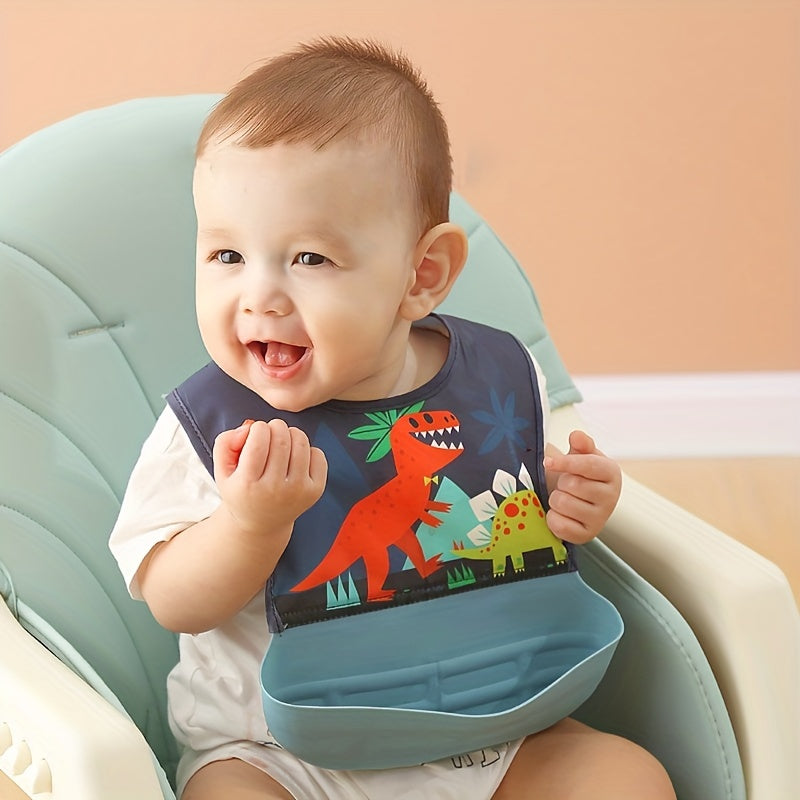 Waterproof Silicone Bib for Babies 6-24 Months
