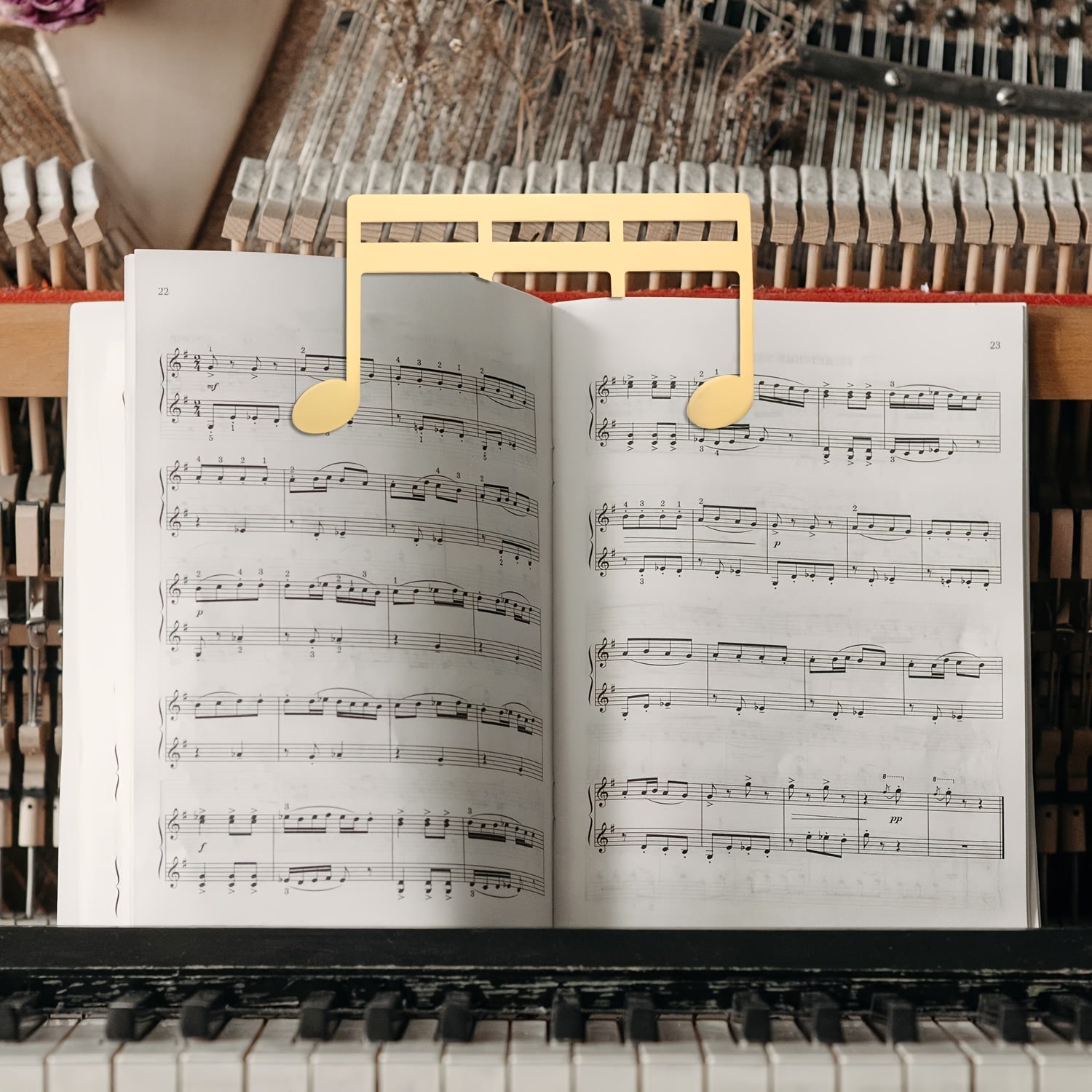 Portable Piano Stand with Page Holder Clip