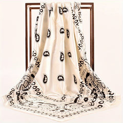 Paisley Bandana Silk Scarf Casual Shawl Hiphop Head Wrap Bag Charm