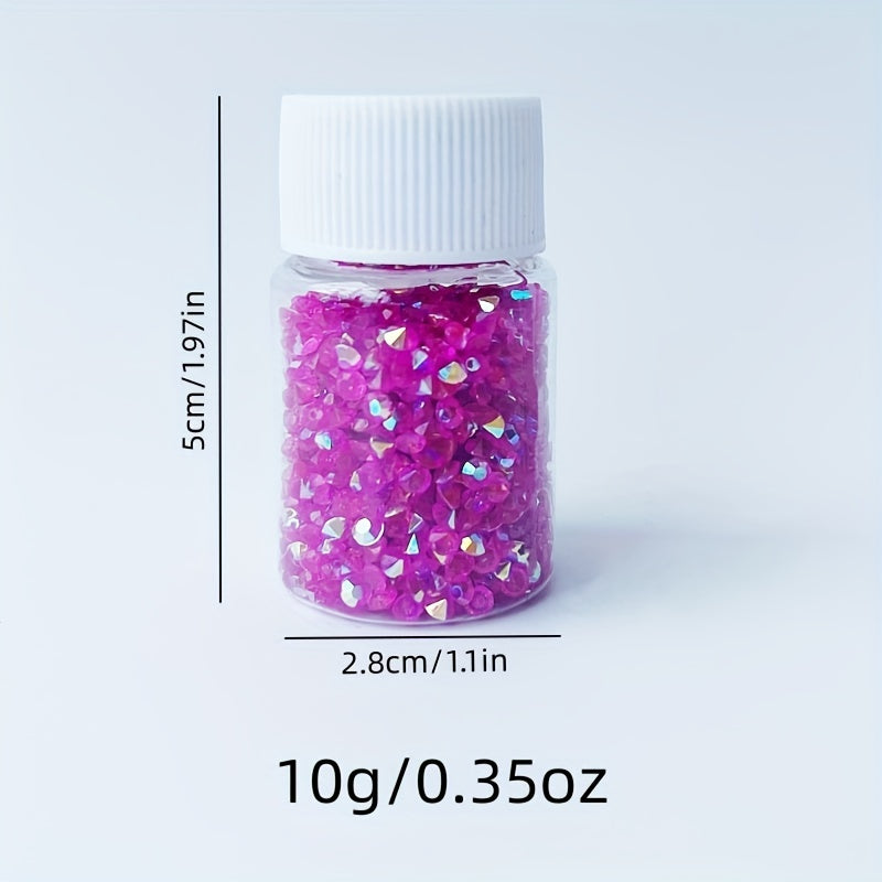 10g Tiny Mini AB Rhinestones Crystals for Nail Art Phone DIY Crafts Makeup