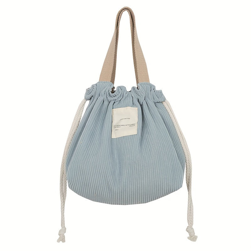 Portable Lunch Box Bag Drawstring Storage Bag for Picnic Camping