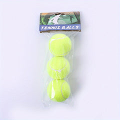 3pcs Tennis Ball for Training and Competition, Suitable for Beach Park Yard