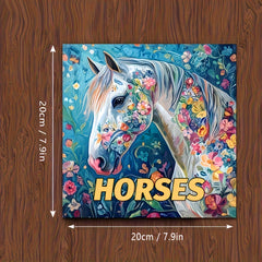 Adult Horse Themed Coloring Book 20 Pages - Ideal for Relaxation and Fun Crafts