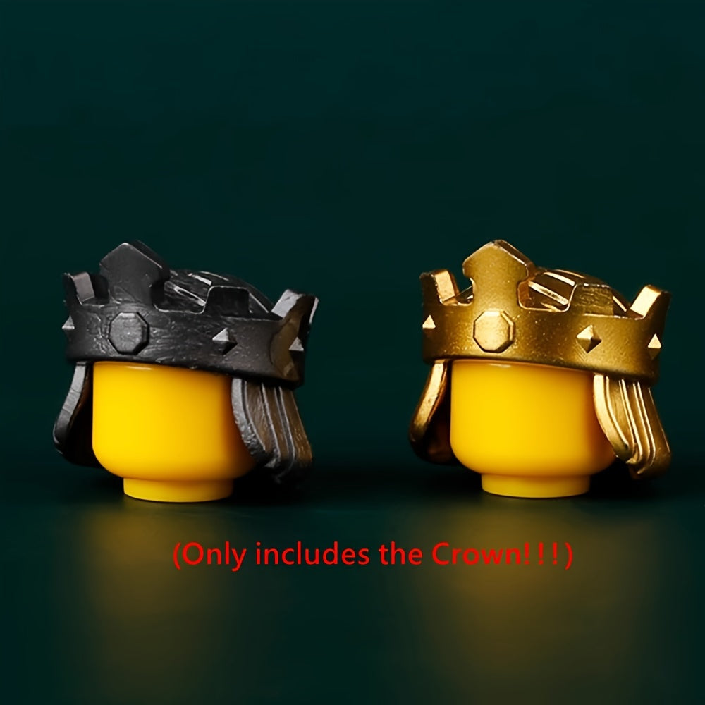 9pcs Mini Medieval Castle Building Block Set King Crown Characters
