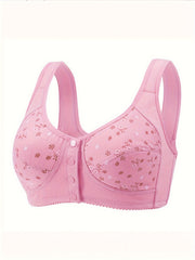 Floral Wireless Bras Comfy Stretchy Intimates Bra