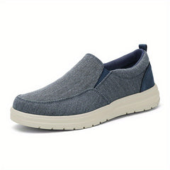 Men's Lightweight Slip On Canvas Shoes For Traveling Jogging Hiking
