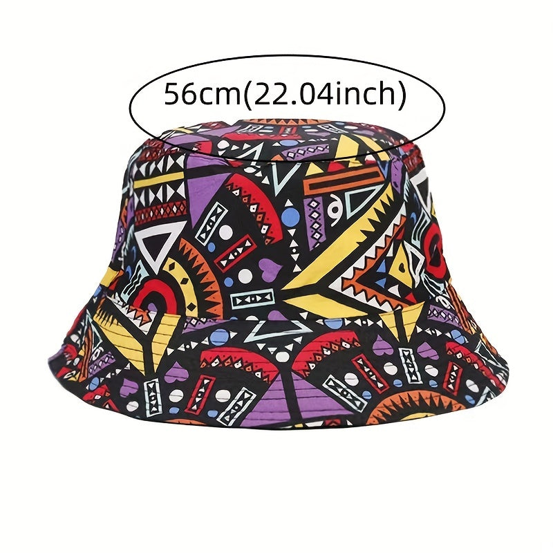 Boho Double-sided Fisherman Hat for Vacation