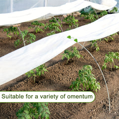 122pcs Greenhouse Hoops for Plant Tunnel Fiberglass Support H