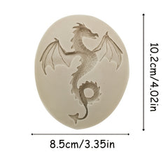 3D Dragon Silicone Resin Molds Pastry Fondant Mould