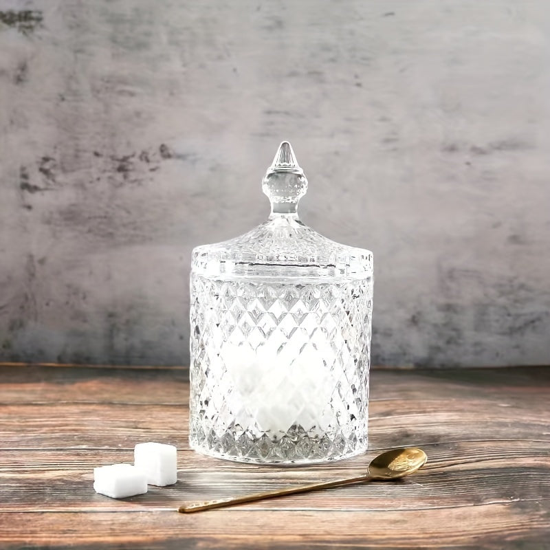 Glass Jewelry Storage Box Desk Organizer Room Decor Home Decor