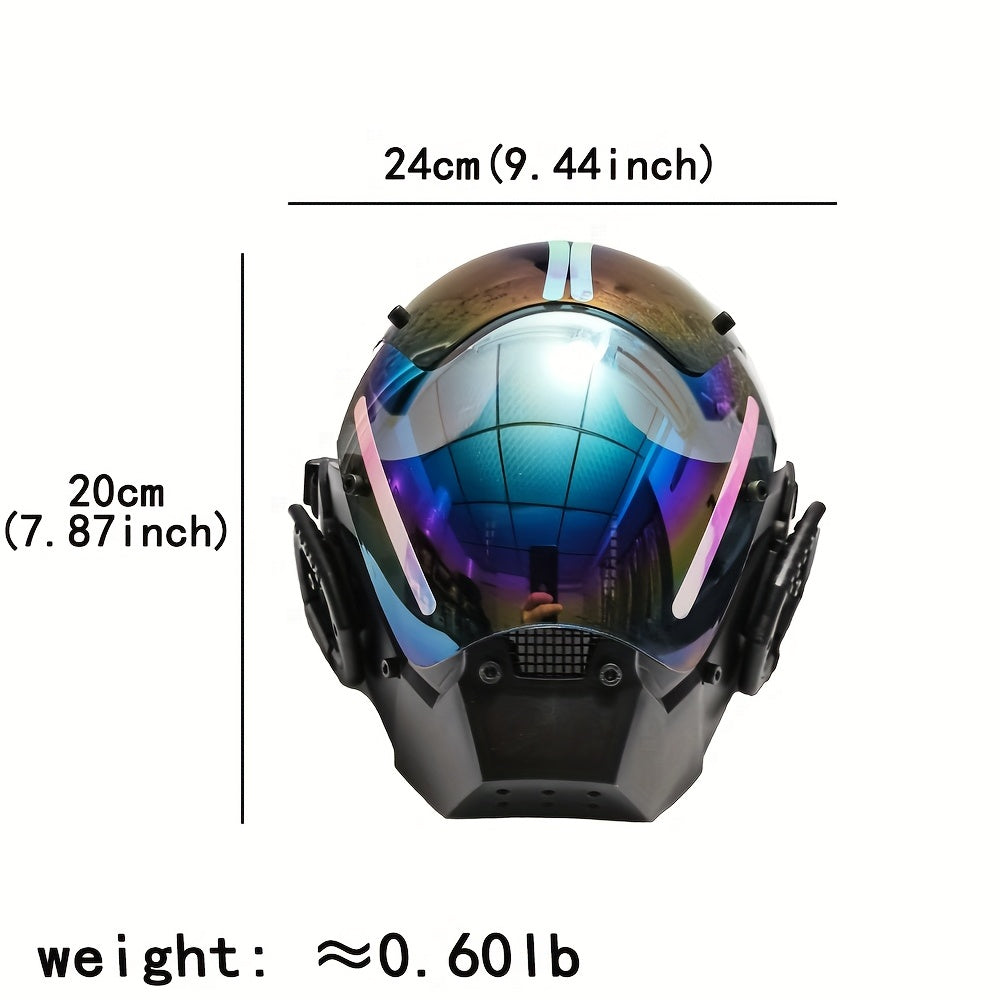 Colorful Cyber Mask for Halloween and Festivals