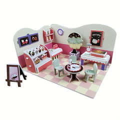 3D Puzzle Dessert House DIY Toy Holiday Gift