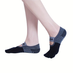 Breathable Anti Slip Yoga Socks for Women Comfortable Five Finger