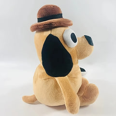 Angry Coffee Dog Plush Toy Soft PP Yellow Ideal Gift for Christmas