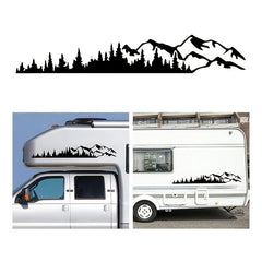 Mountain Tree Decal Sticker for RV Motorhome Truck
