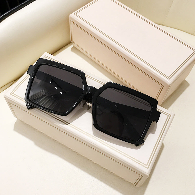 Square Oversized Sunglasses Stylish Classic Sunshade Driving Eyewear