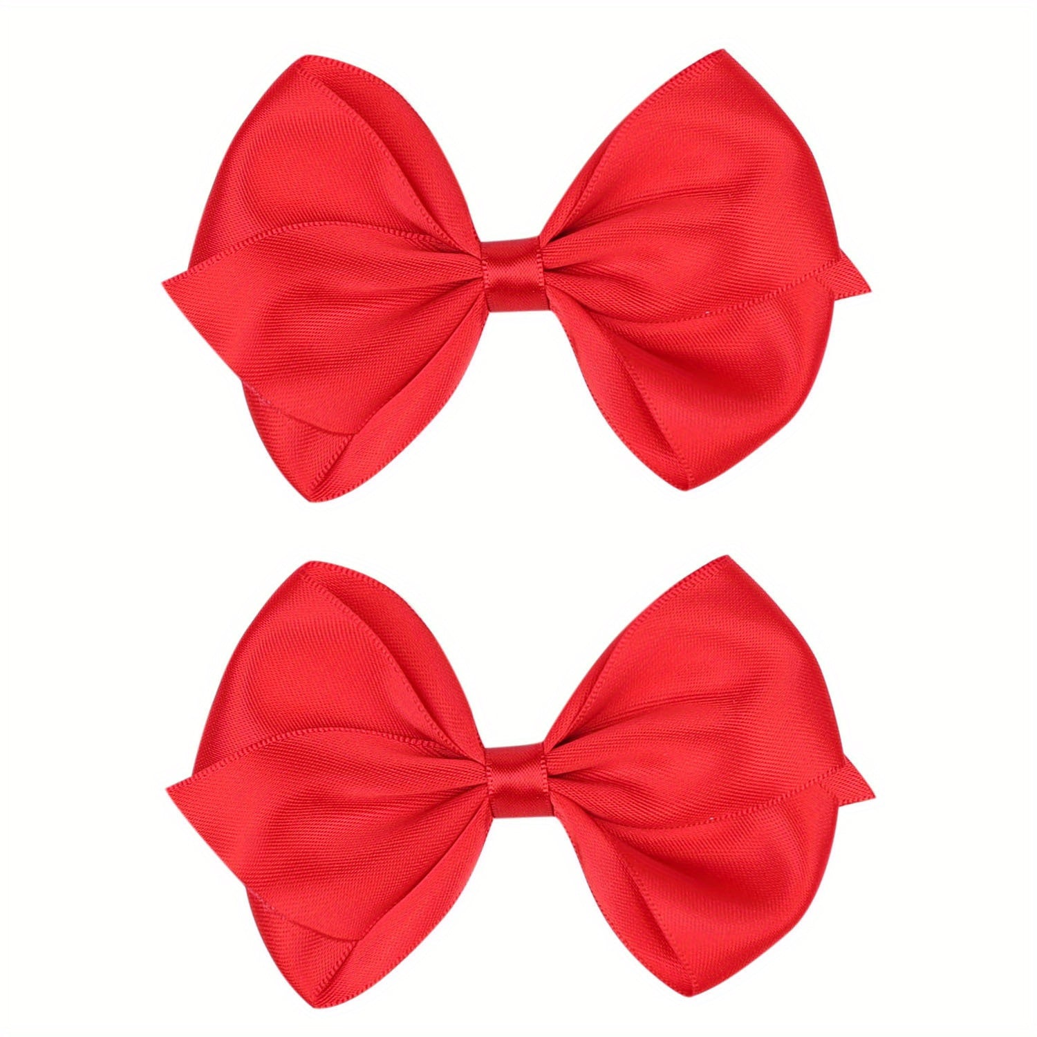 2pcs Satin Bow 10-16 Cm Headwear Princess Hair Accessories for Party